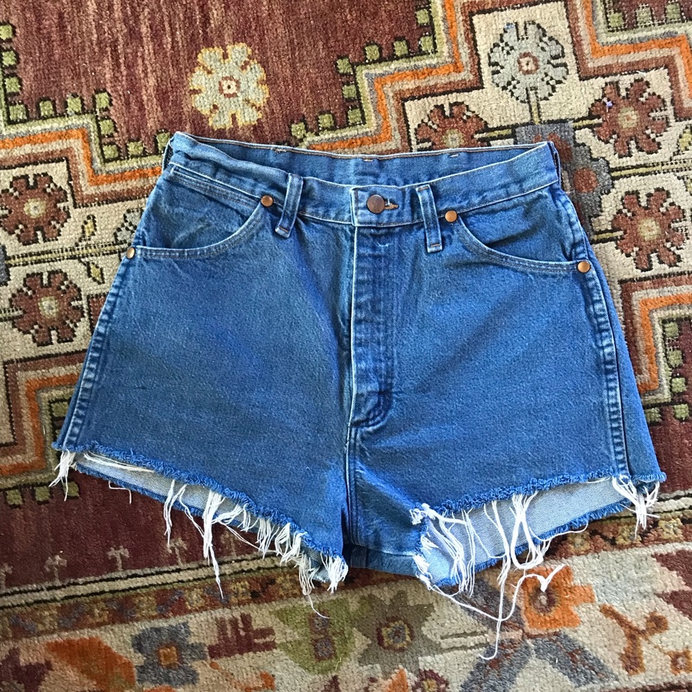 Vintage Wrangler high waisted cutoff shorts